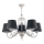 Jupiter 1159 - AK5 - Hängande lampa ARKADA 5xE27/60W/230V