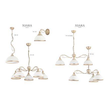 Jupiter 1172 - XS 5 - Hängande lampa XSARA 5xE27/60W/230V