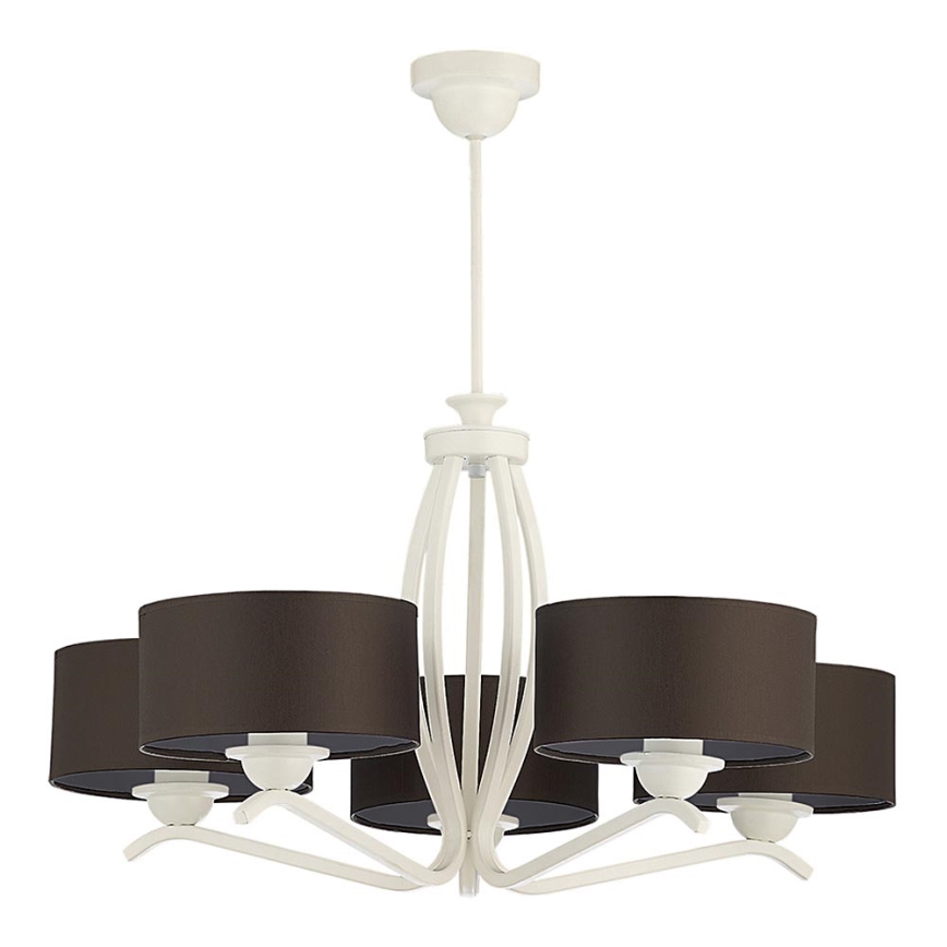 Jupiter 1192 - Hängande lampa KASZMIR 5xE27/60W/230V