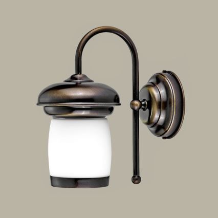 JUPITER 1265-LIVK - Väggbelysning LIV 1xE27/60W patina