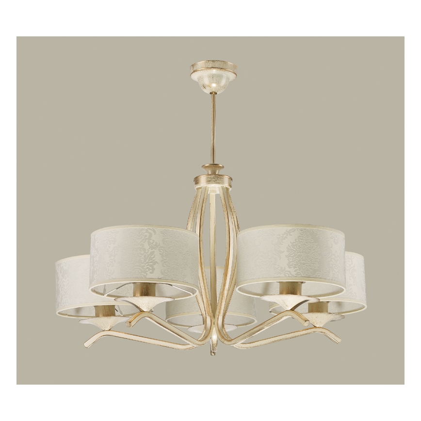JUPITER 1275-KS5E - Taklampa KASZMIR 5xE27/60W