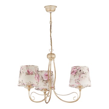JUPITER 1283-SA3 - Hängande lampa SARA 3xE27/60W