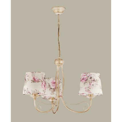 JUPITER 1283-SA3 - Hängande lampa SARA 3xE27/60W