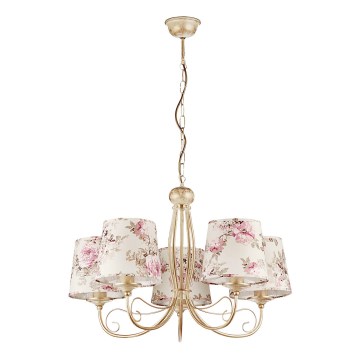 JUPITER 1284-SA5 - Hängande lampa SARA 5xE27/60W