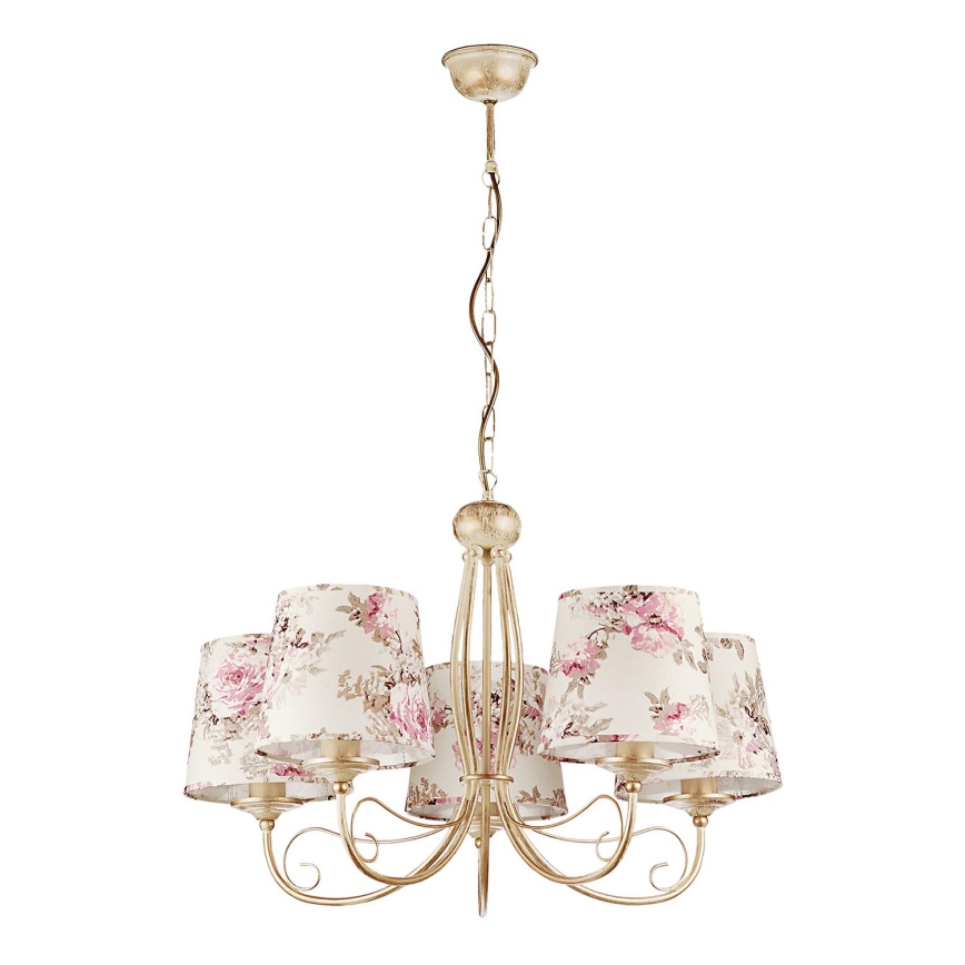 JUPITER 1284-SA5 - Hängande lampa SARA 5xE27/60W