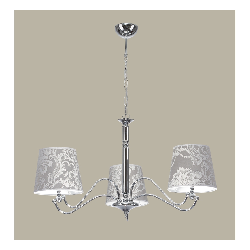 JUPITER 1288-VS3 - Hängande lampa VENUS 3xE27/60W