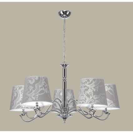 JUPITER 1289-VS5 - Hängande lampa VENUS 5xE27/60W