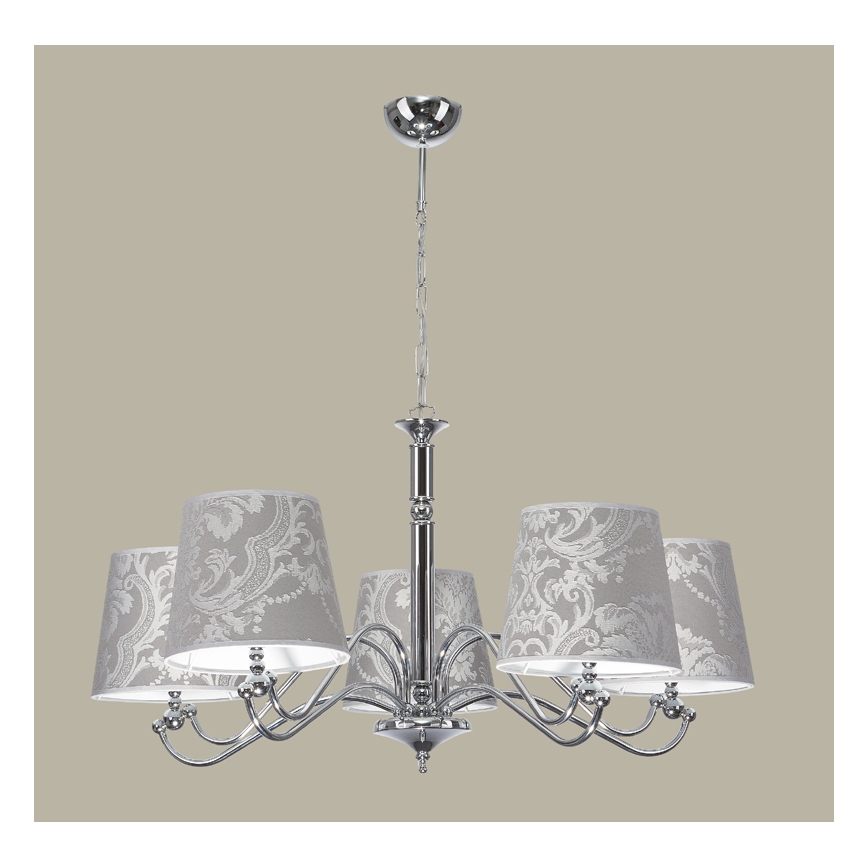 JUPITER 1289-VS5 - Hängande lampa VENUS 5xE27/60W