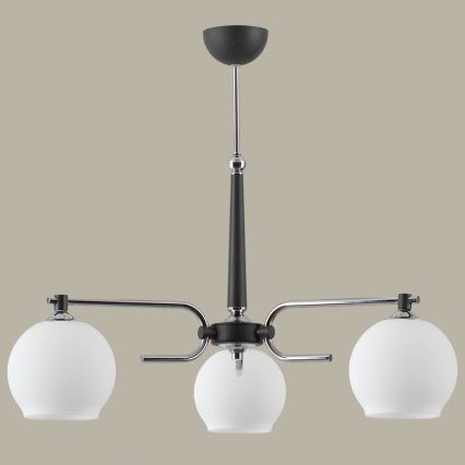 Jupiter 1401 - AX 3 G - Ljuskrona med stång AXEL 3xE27/60W/230V
