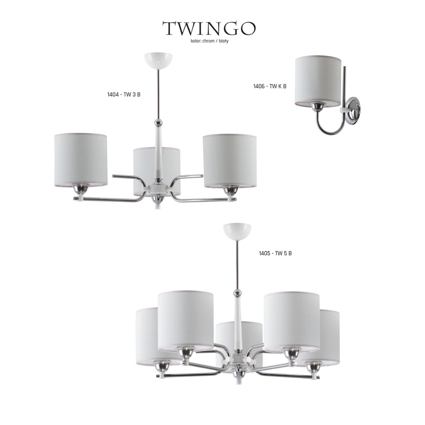 Jupiter 1406 - TW K B - Väggbelysning TWINGO 1xE27/60W/230V