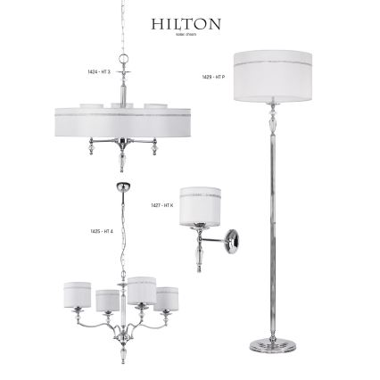 Jupiter 1427 - Väggbelysning HILTON 1xE27/60W/230V