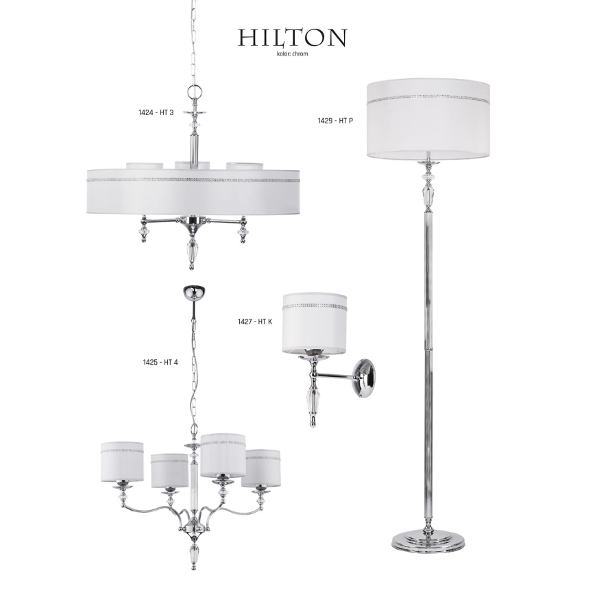Jupiter 1427 - Väggbelysning HILTON 1xE27/60W/230V