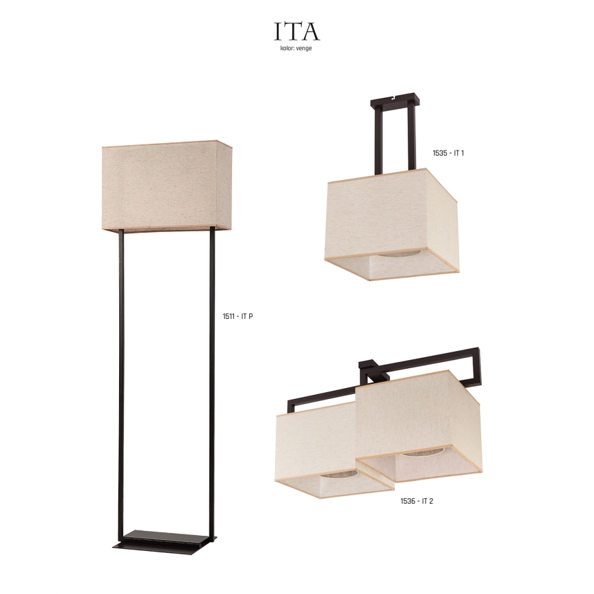 Jupiter 1511 - IT P - Golvlampa ITA 2xE27/60W