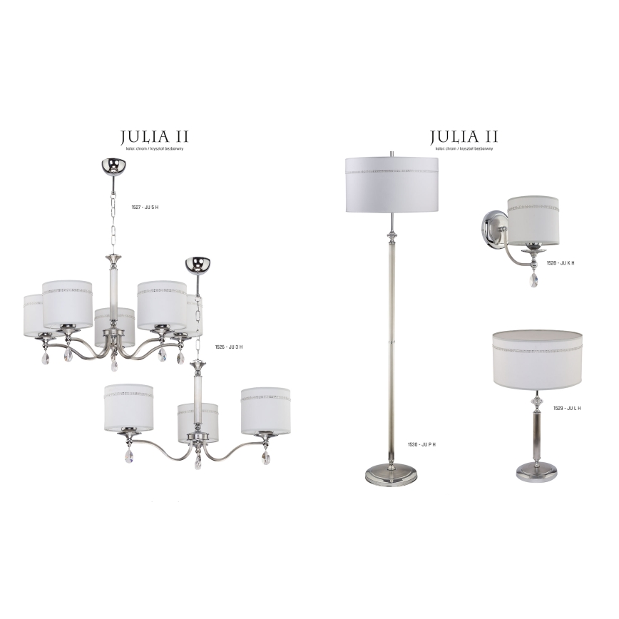 Jupiter 1529 - JU L H - Bordslampa JULIA II E27/60W