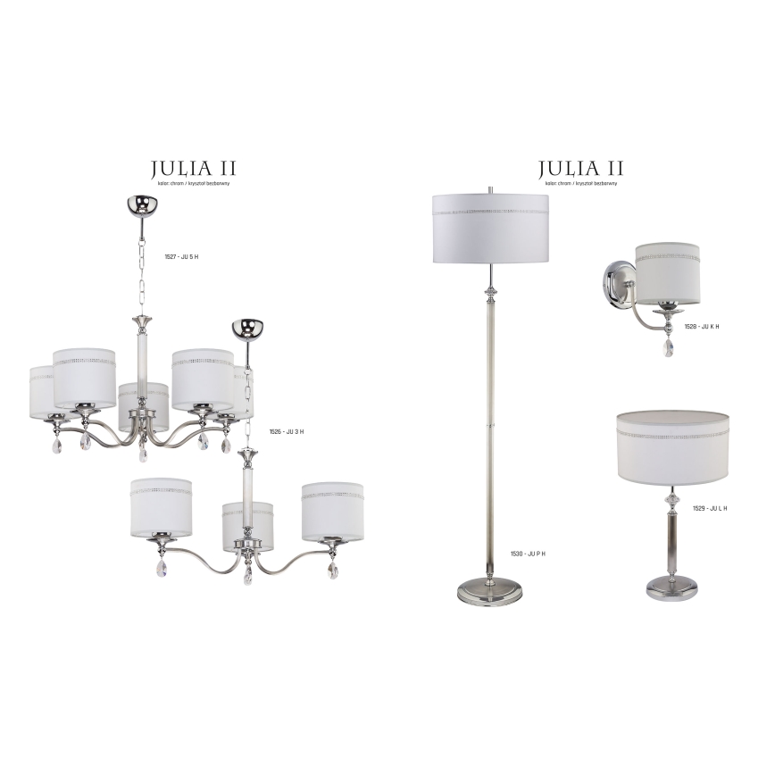 Jupiter 1530 - JU P H - Golvlampa JULIA II E27/60W
