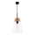 Jupiter 1537 - DM 1 TR - Hängande lampa DOMINO E27/60W