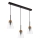 Jupiter 1545 - DM 3 TR - Hängande lampa DOMINO 3xE27/60W