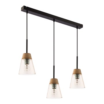 Jupiter 1547 - DM 3 BU - Hängande lampa DOMINO 3xE27/60W