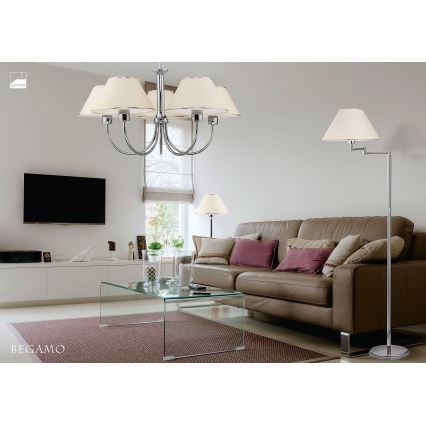 Jupiter 1586 - BG P L CH - Golvlampa BEGAMO E27/60W