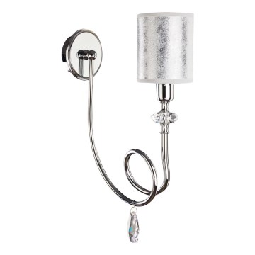 Jupiter 1597 - DE K1 CH - Kristall Vägglampa DOLPHINA E14/40W