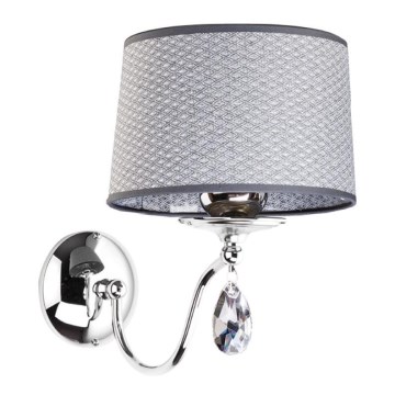 Jupiter 1607 - EG K CH - Vägglampa EGIDA 1xE27/60W/230V grå