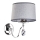 Jupiter 1607 - EG K CH - Vägglampa EGIDA 1xE27/60W/230V grå
