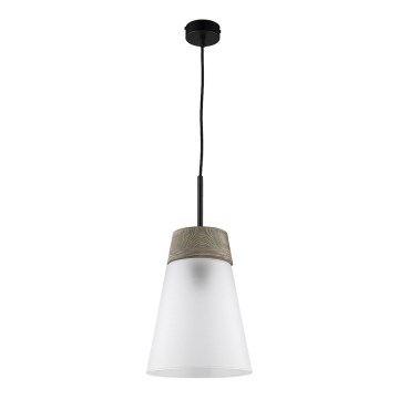 Jupiter 1651 - Ljuskrona med snöre DOMINO 1xE27/60W/230V vit