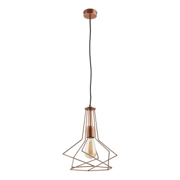 Jupiter 1656 - Ljuskrona med snöre ORO 1xE27/60W/230V koppar