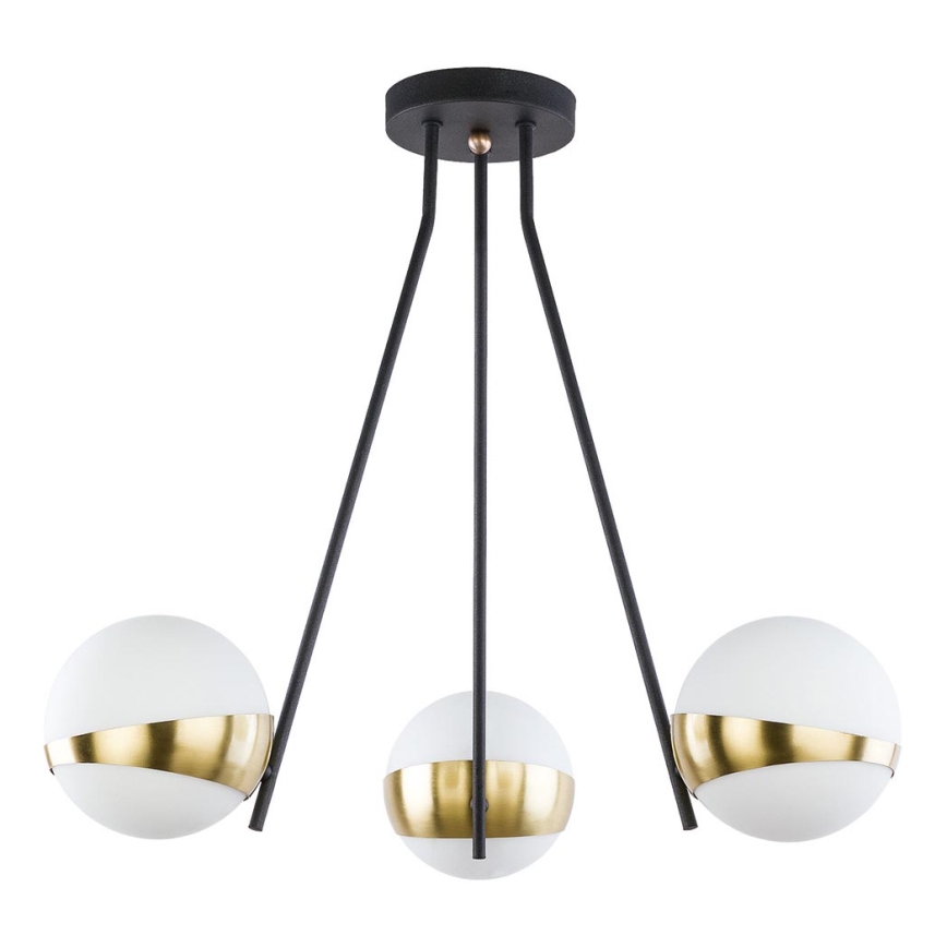 Jupiter 1709 - Hängande Ljuskrona ELFA 3xE14/40W/230V mässing