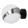 Jupiter 1716 - Vägglampa ELFA 1xE14/40W/230V skinande krom