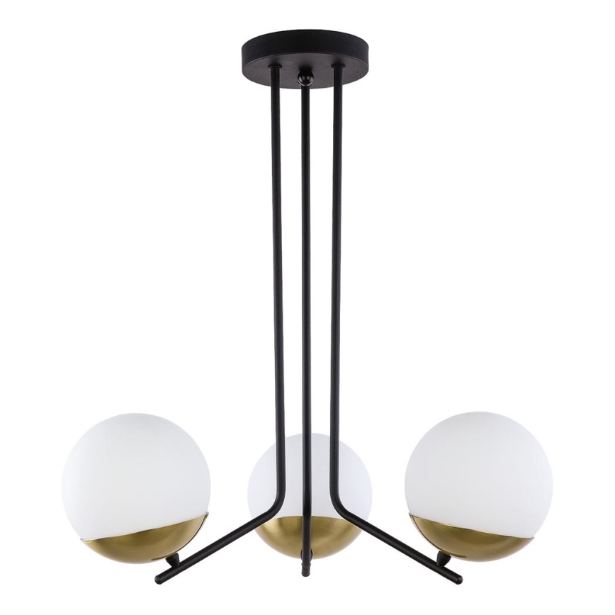 Jupiter 1719 - Hängande Ljuskrona Tomte 3xE14/40W/230V mässing