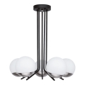 Jupiter 1724 - Pendelkrona SANTA 5xE14/40W/230V skinande krom