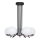 Jupiter 1724 - Pendelkrona SANTA 5xE14/40W/230V skinande krom