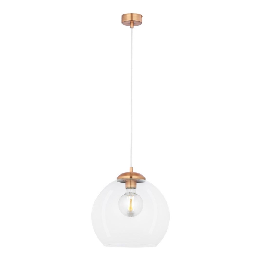 Jupiter 1785 - AS 1 - Ljuskrona med snöre ASTI 1xE27/60W/230V koppar