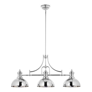 Jupiter 1789 - PT3 - Hängande Ljuskrona PLATINO 3xE27/60W/230V silver