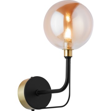 Jupiter 1887 - Vägglampa ERIS 1xG9/14W/230V guld/svart/rökbeige