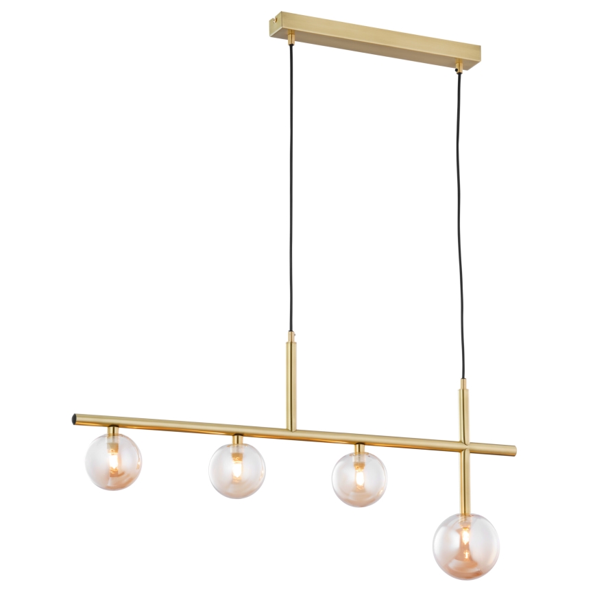 Jupiter 1899 - Pendellampa med kabel NEPTUN 4xG9/14W/230V guld