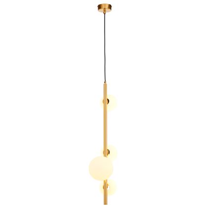 Jupiter 1921 - Ljuskrona med upphängningsrem TAIDA 4xG9/40W/230V mässing