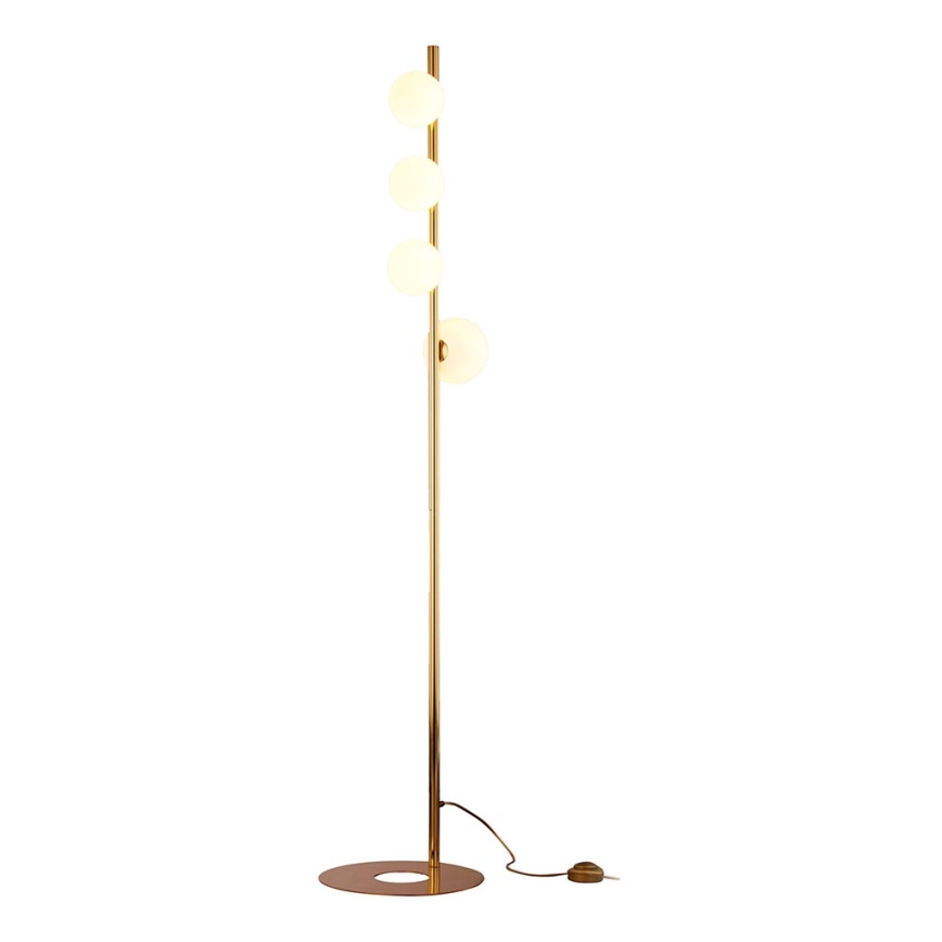 Jupiter 1924 - Golv lampa TAIDA 4xG9/40W/230V mässing