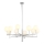 Jupiter 1936 - Pendelkrona FEME 10xG9/40W/230V skinande krom
