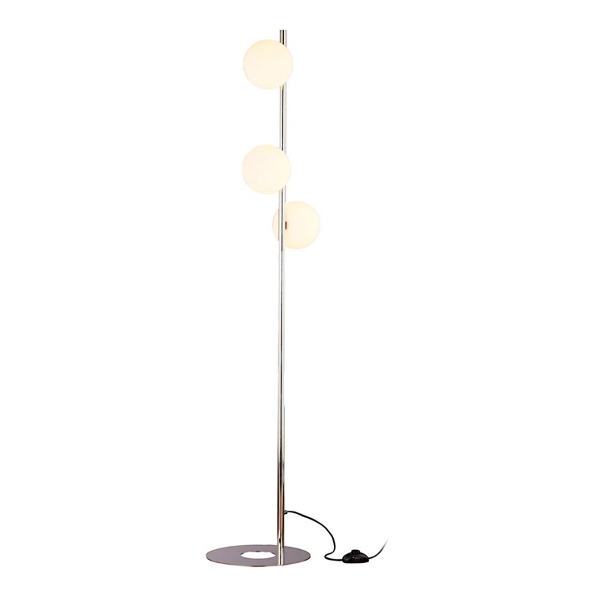 Jupiter 1939 - Golv lampa FEME 3xG9/40W/230V skinande krom