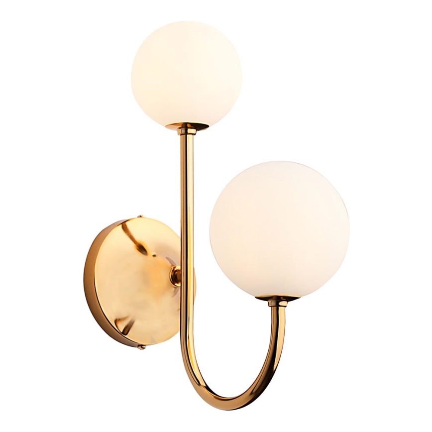 Jupiter 1943 - Vägglampa SELEN 2xG9/40W/230V mässing