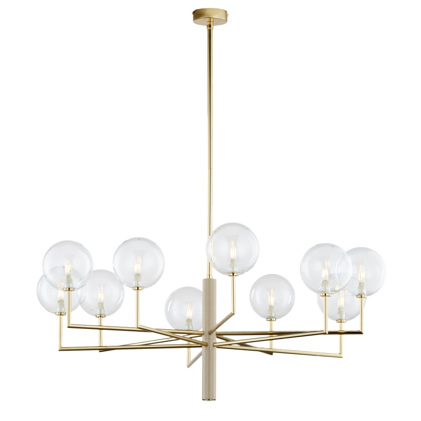 Jupiter 1976 - Pendelkrona FEME 10xG9/10W/230V guld