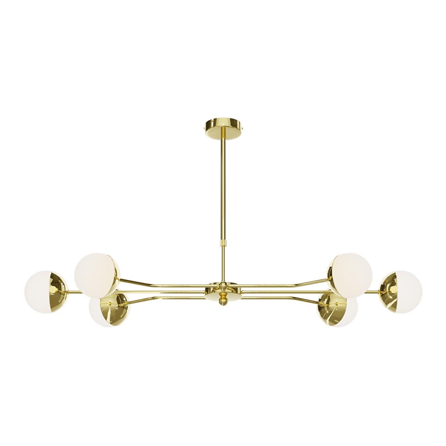 Jupiter 1980 - Pendelkrona TRENTO 6xG9/10W/230V guld