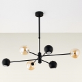 Jupiter 1993 - Pendelkrona MOKA 3xGU10/10W/230V + 3xG9/10W/230V svart/beige