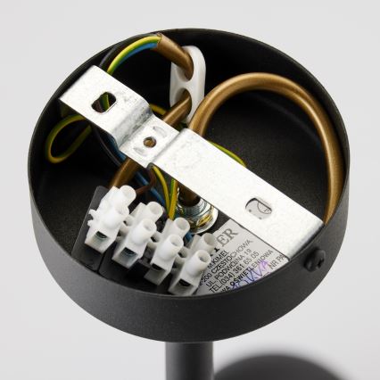 Jupiter 1997 - Pendelkrona MOKA 3xGU10/10W/230V + 3xG9/10W/230V svart/vit