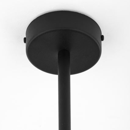 Jupiter 1998 - Pendelkrona MOKA 4xGU10/10W/230V + 4xG9/10W/230V svart/vit