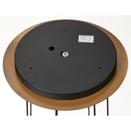 Jupiter 2021 - Ljuskrona med textilsladd ALAS 7xGU10/10W/230V guld