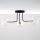 Jupiter 2039 - Pendelkrona BURANO 3xG9/10W/230V svart/guld/genomskinlig