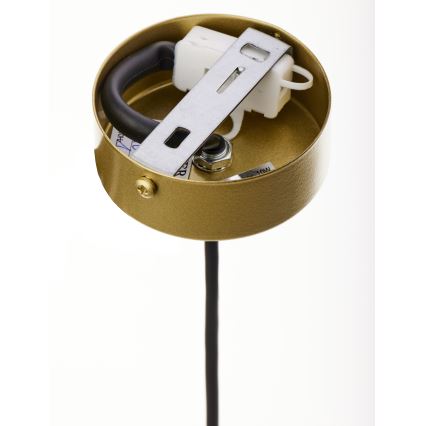 Jupiter 2042 - Ljuskrona med textilsladd IGON 1xE14/40W/230V guld
